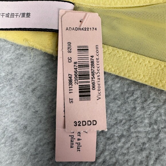 Victoria's Secret Dream Angels Underwire Bra 32DDD Yellow Lace - Picture 10 of 11